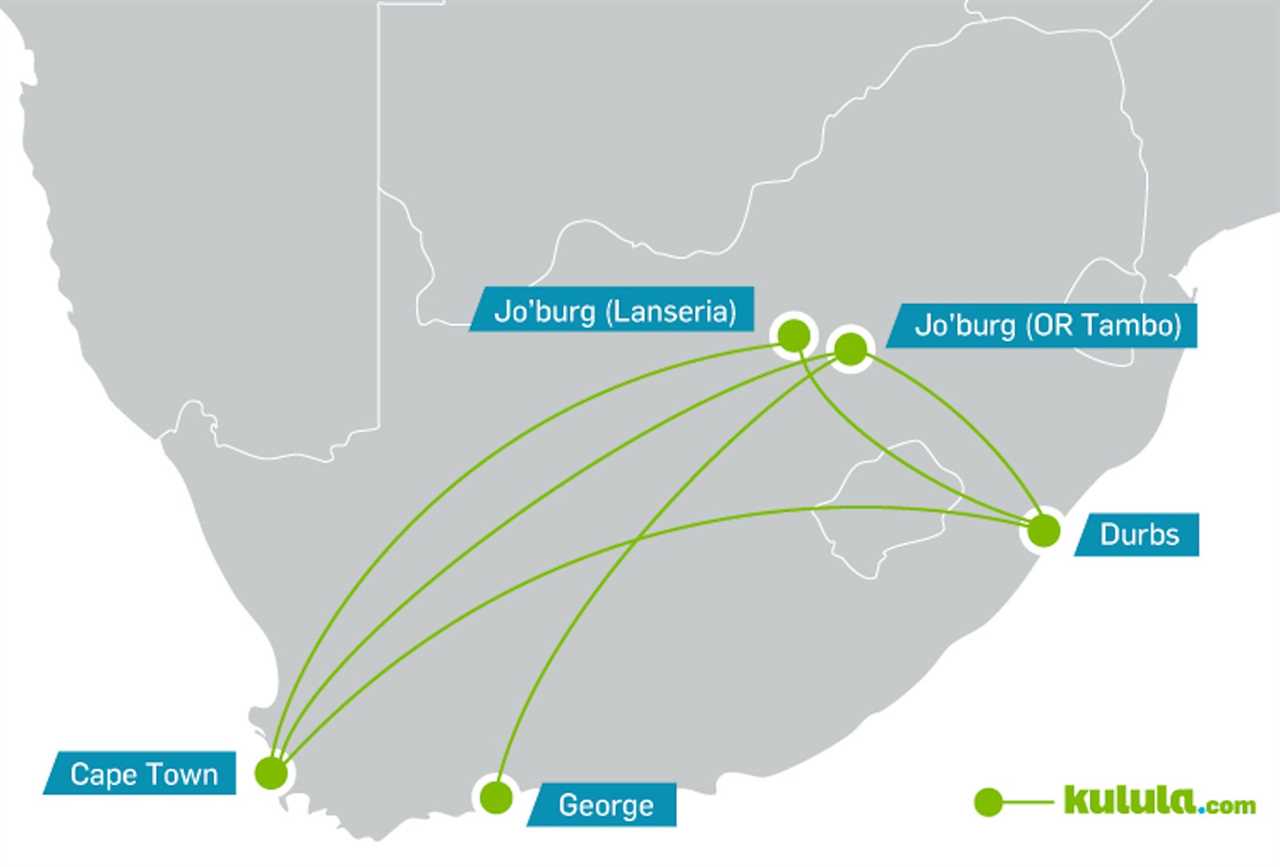 kulula route map