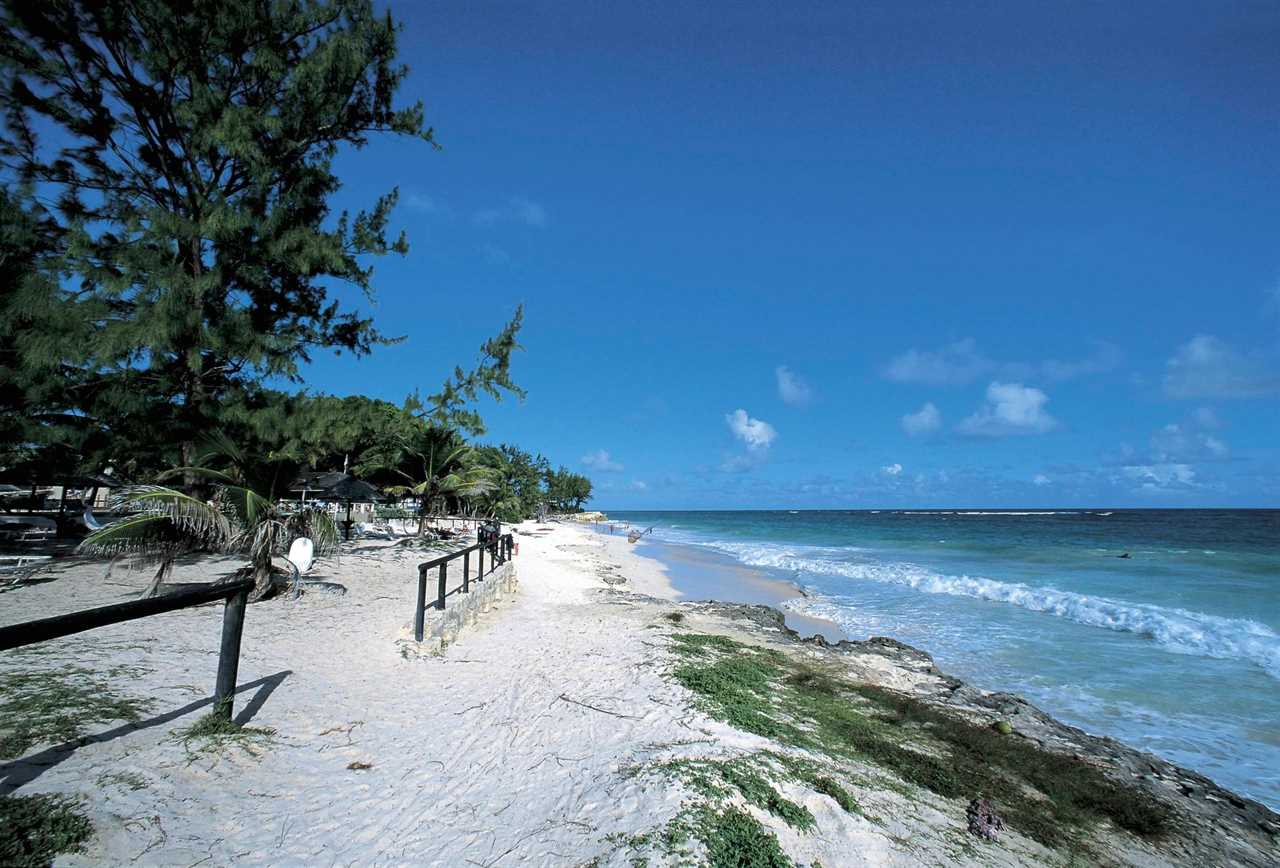 Silver Sand Bay, Christ Church Parish, Barbados. (Photo by DEA-S.-AMANTINI-Contributor Getty)