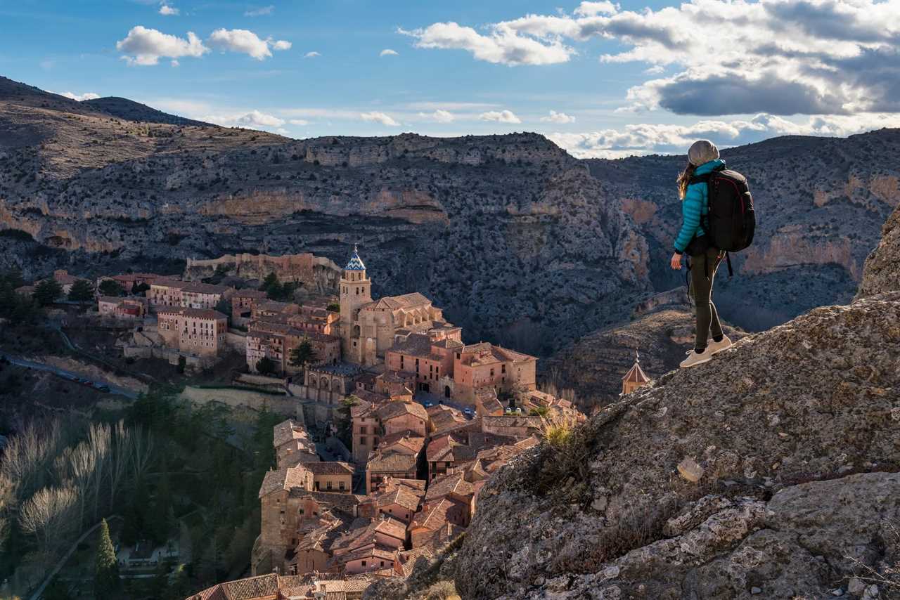 Mountain view in Albarracín, Aragon