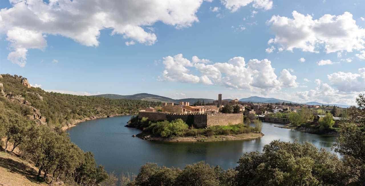 Buitrago de Lozoya, located in the Sierra de Guadarrama near Madrid. 