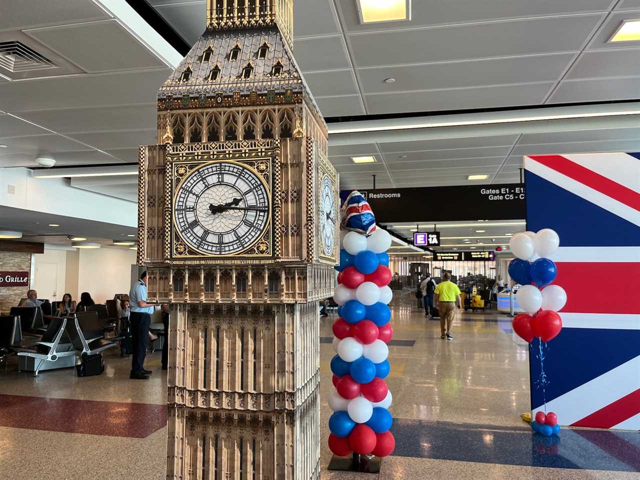 jetblue bos lgw gate party