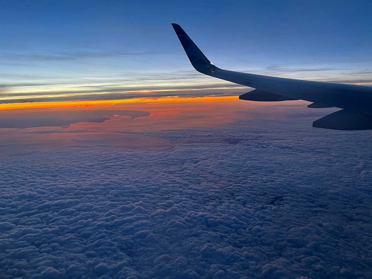 sunset over north atlantic