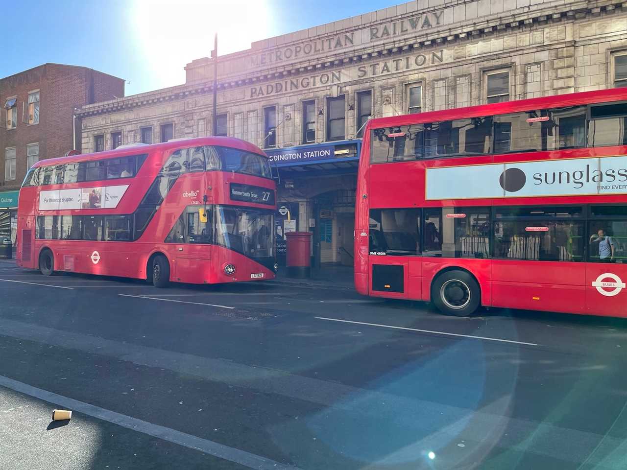 london red double decker buses