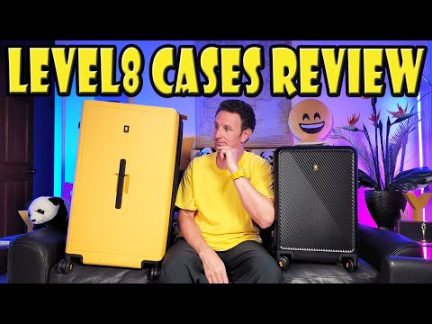 Level 8 Cases Luggage Review: Voyageur Check-in & Glitter Carry-on