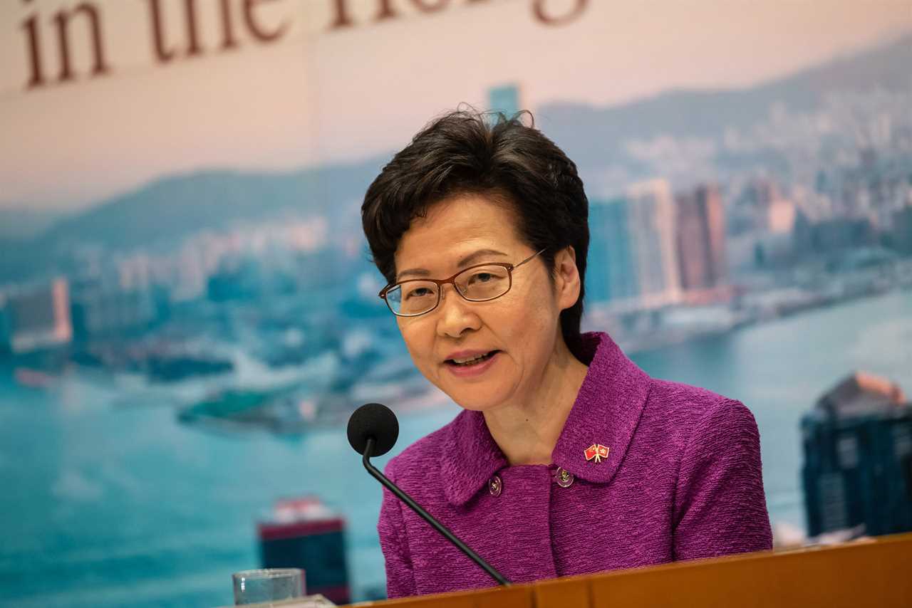 Carrie Lam, former chief executive of Hong Kong SAR