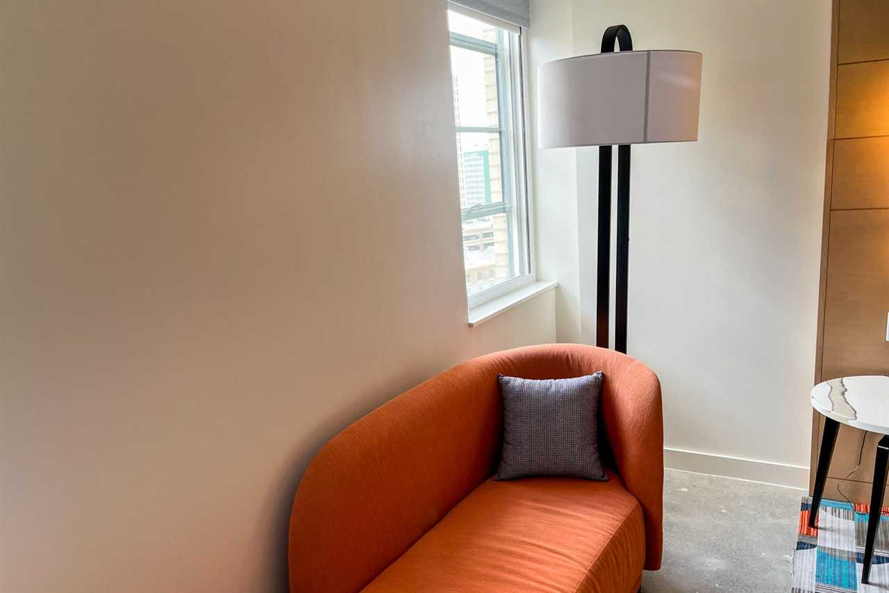 Seating area in room at Canopy by Hilton New Orleans Downtown