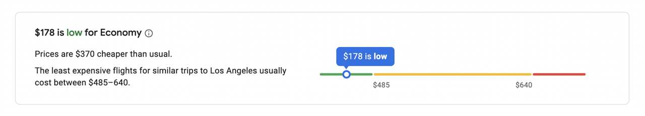 price comparison chart