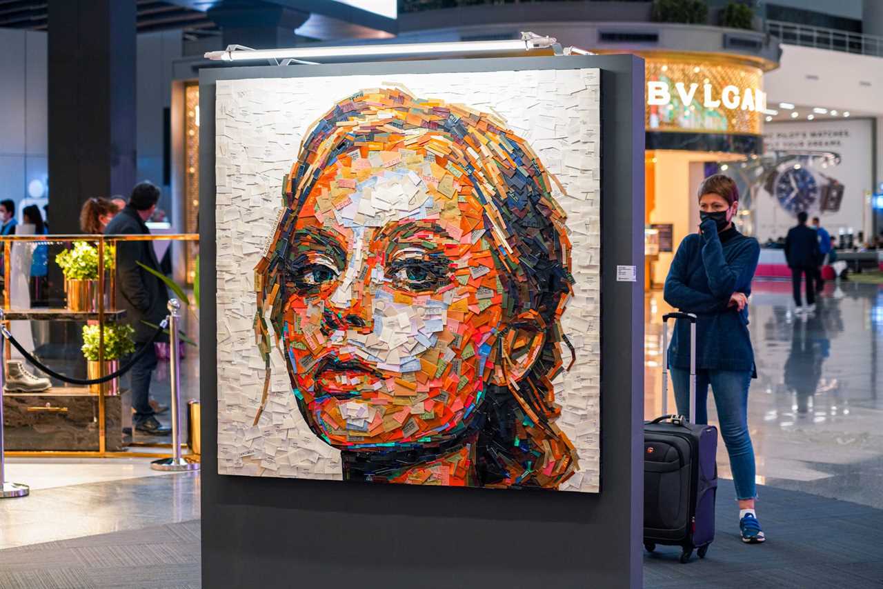 '0' Zero Point art exhibition at Istanbul Airport © IGART