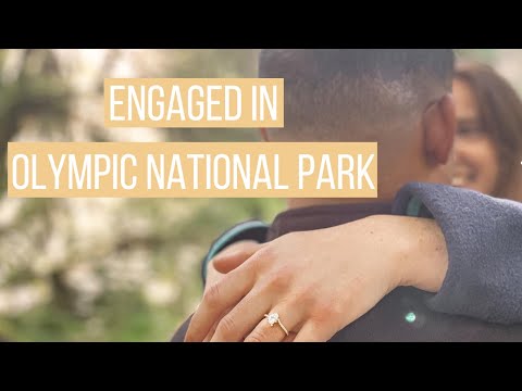 ENGAGED at Olympic National Park! (Things to do in Olympic National Park)