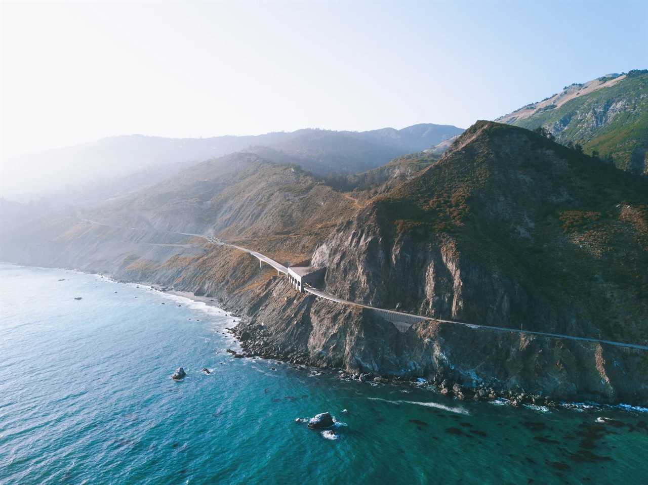 Pacific coast highway in Malibu California