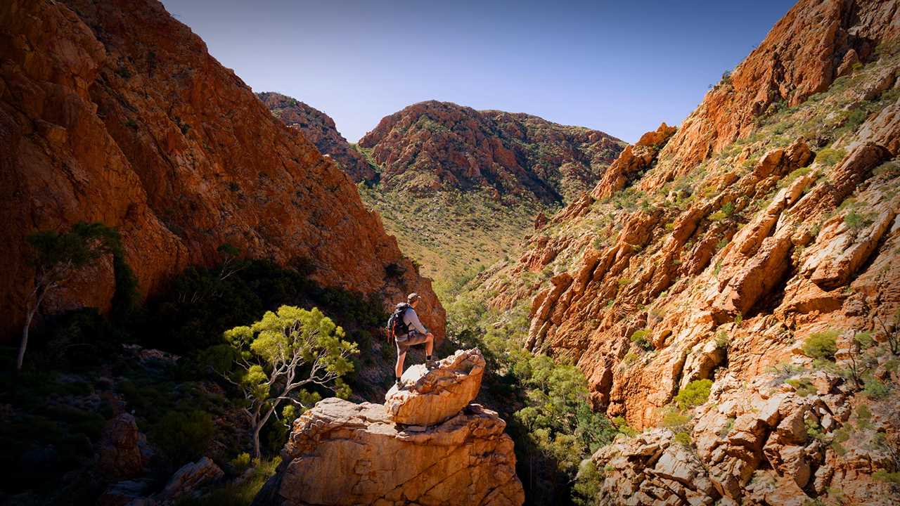 Larapinta trail in central Australia