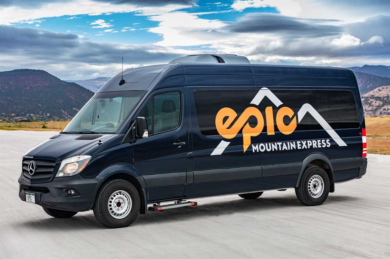 a van that says epic on the side