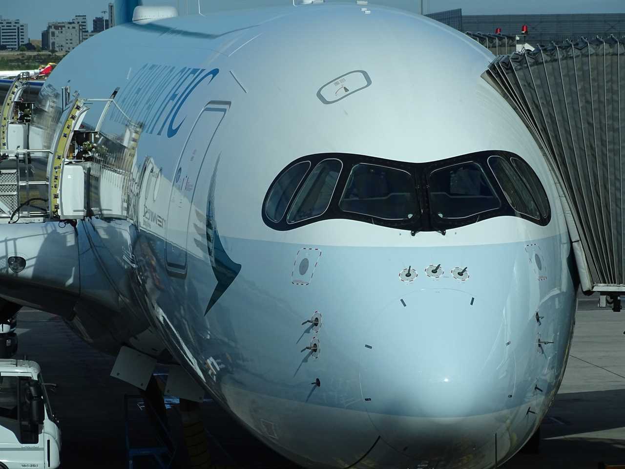 Hong Kong’s Cathay Pacific plane - no more international pilot bases.