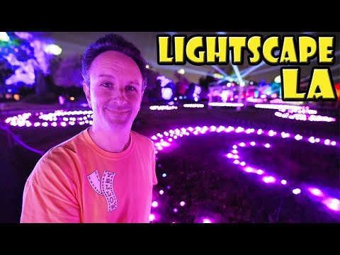 Visiting Lightscape at Los Angeles Arboretum 2022