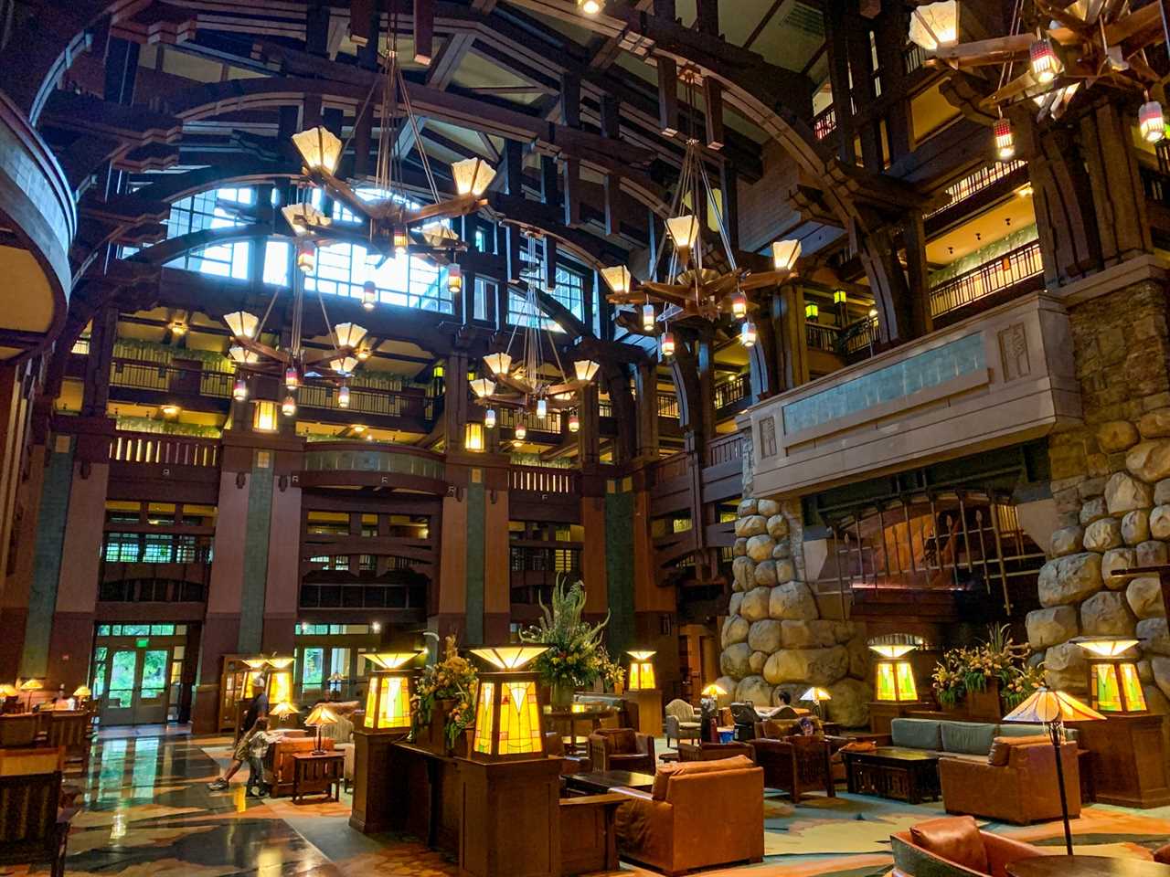 Disneyland Grand Californian Hotel Lobby