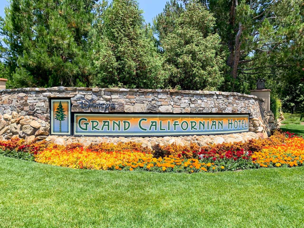 Disneyland Grand Californian Hotel Front Sign