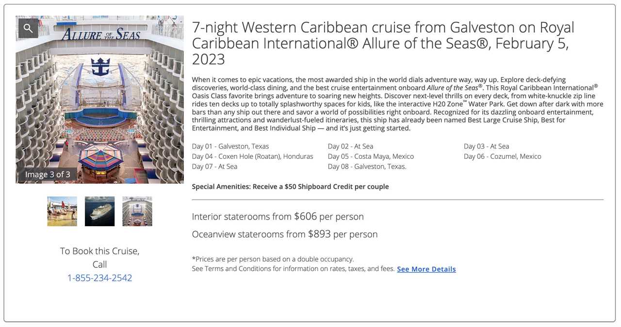 Cruise on the Chase travel portal