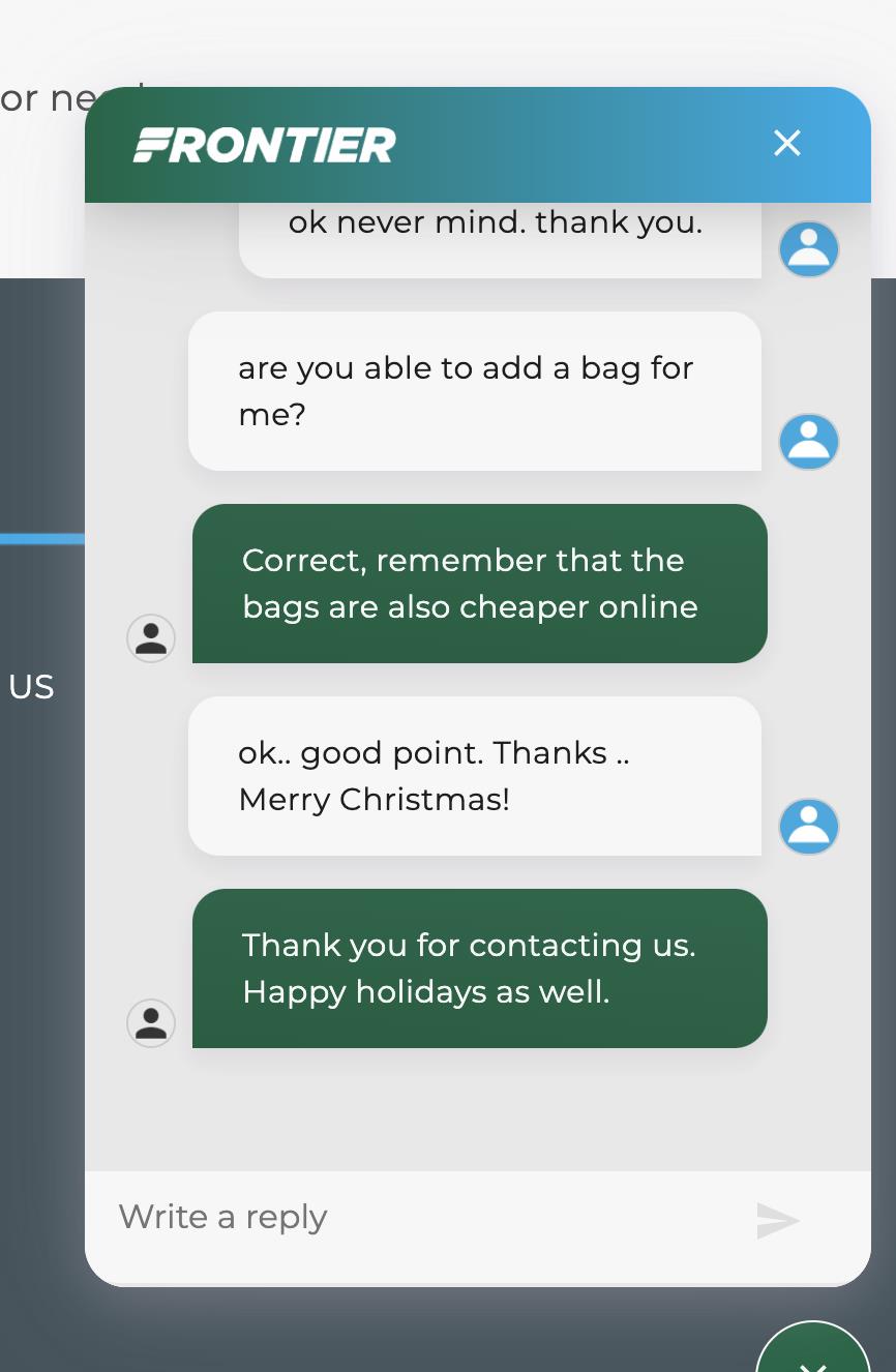 Frontier drops customer service calling, but does its online chat work?