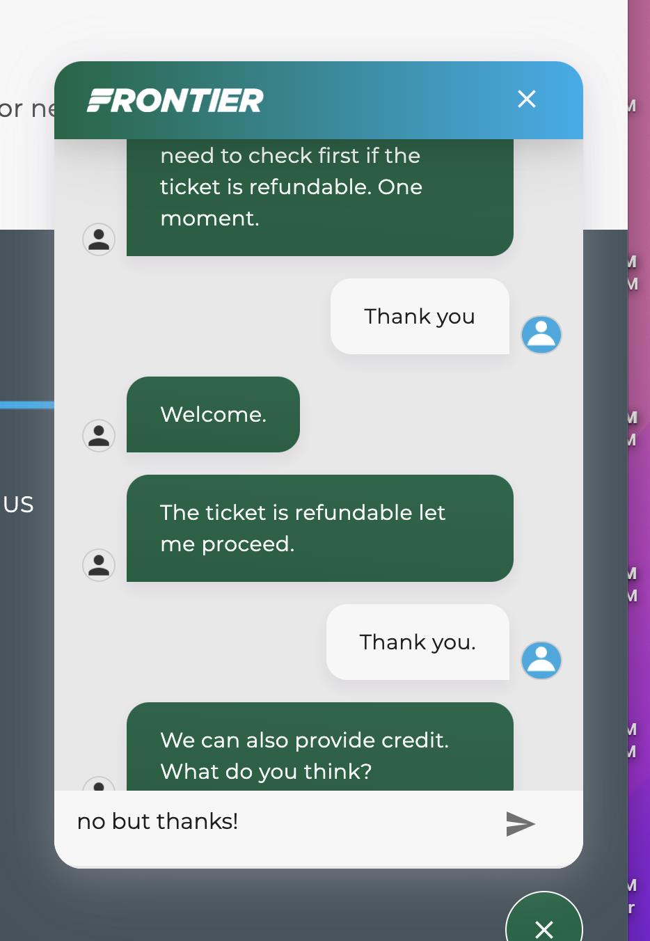 Frontier drops customer service calling, but does its online chat work?