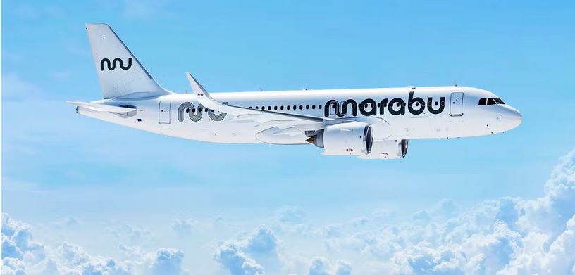 New airline, Marabu A320neo Aircraft in the Sky