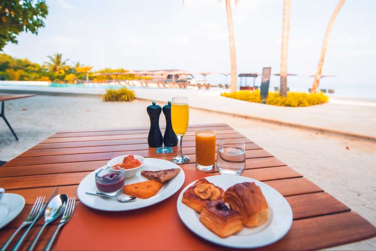 St. Regis Maldives breakfast