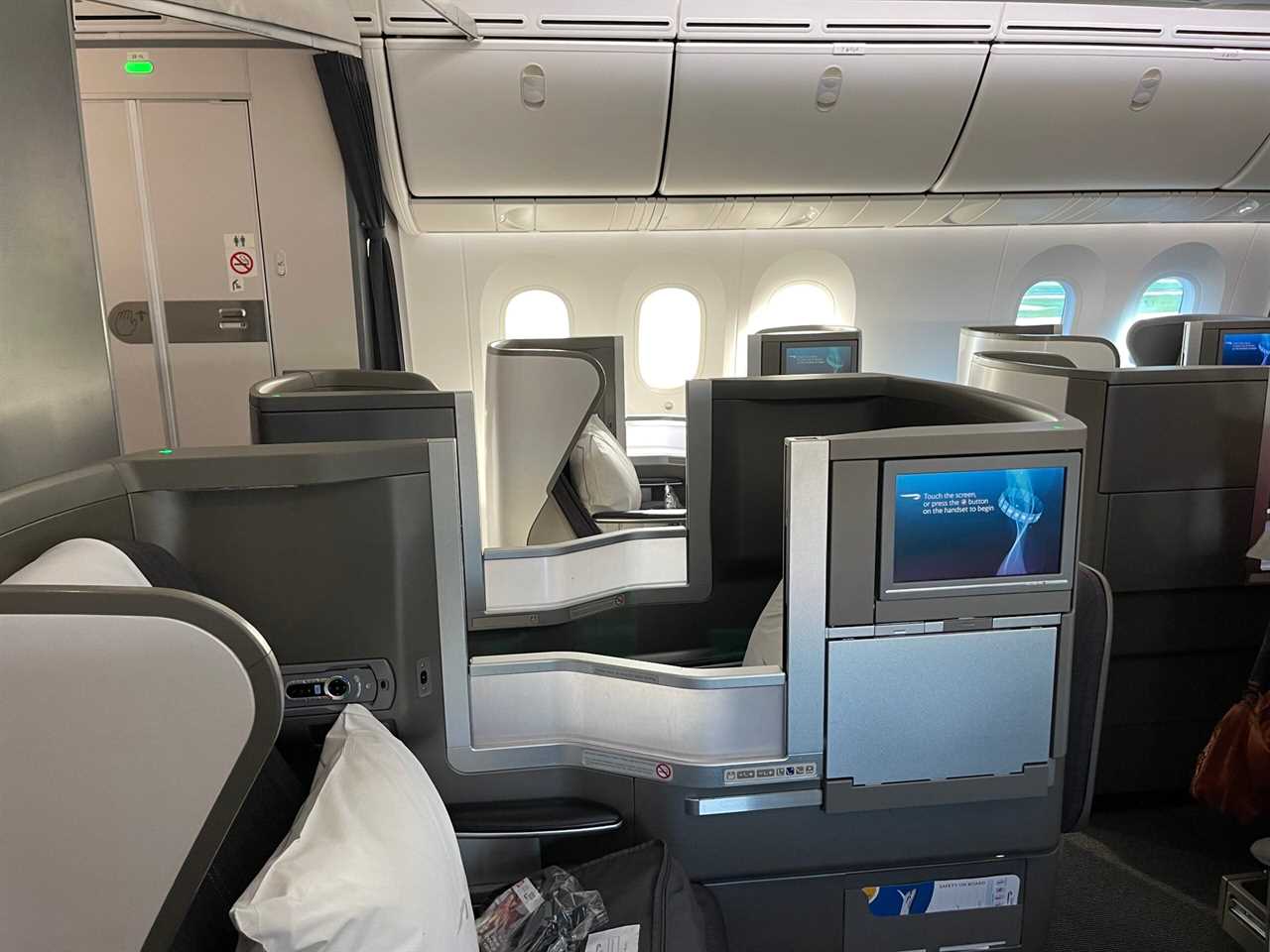 British Airways Club World Boeing 787