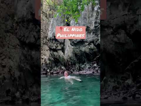 Exploring secret caves in El Nido #elnido #palawan #travelvideo