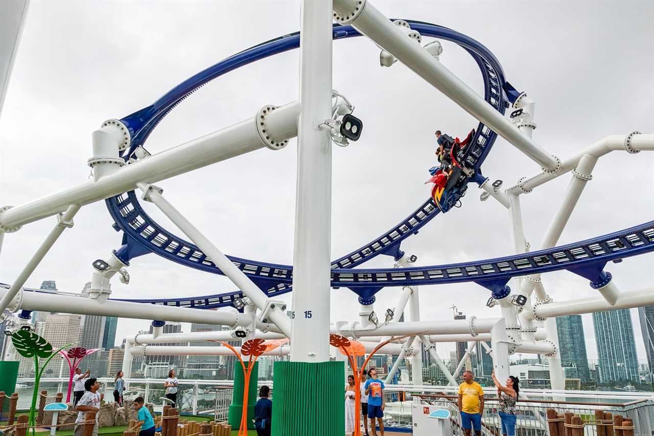 Bolt roller coaster on Carnival Celebration