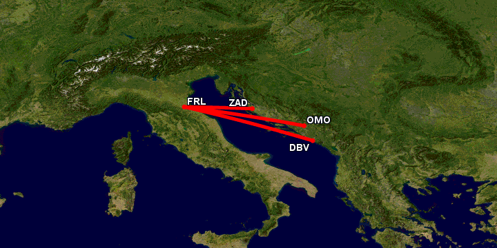 Aeroitalia schedules EX-YU flights