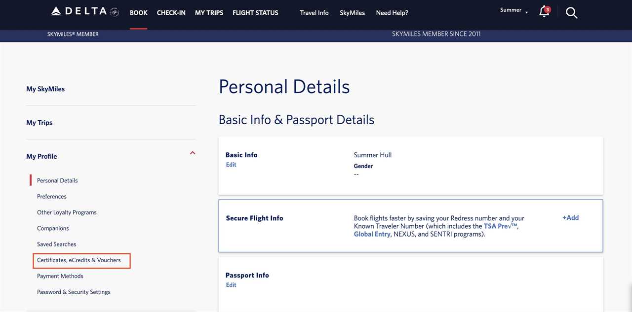 Screenshot courtesy of Delta.com