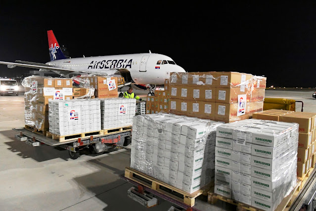 Air Serbia operates humanitarian Damascus flight