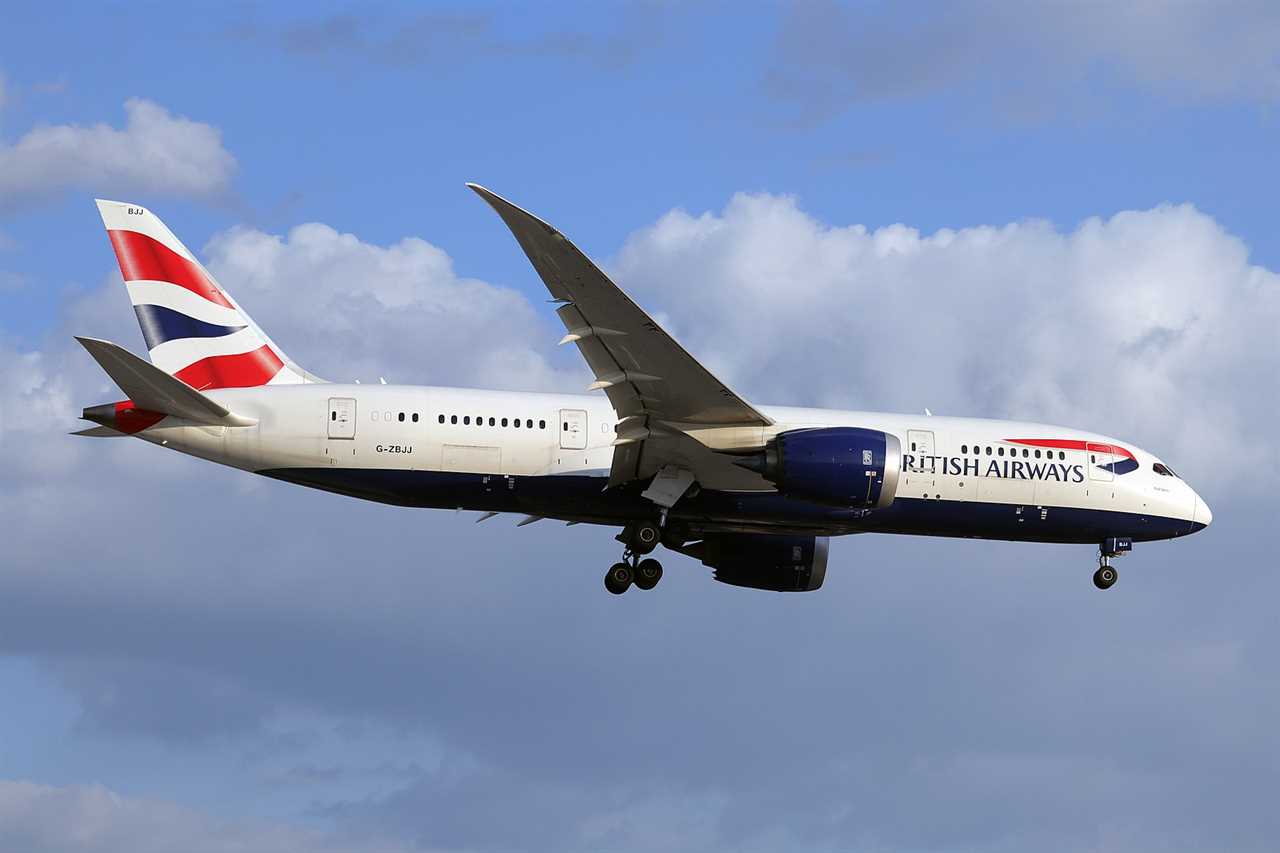 the new British Airways transatlantic route will be flown on the Boeing 787 Dreamliner