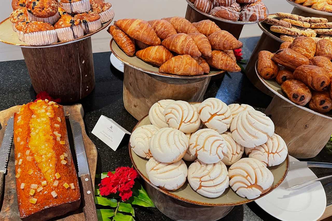 Pastries at Seabreeze breakfast, St. Regis Punta Mita