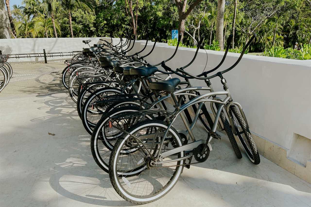 Complimentary bikes at St. Regis Punta Mita