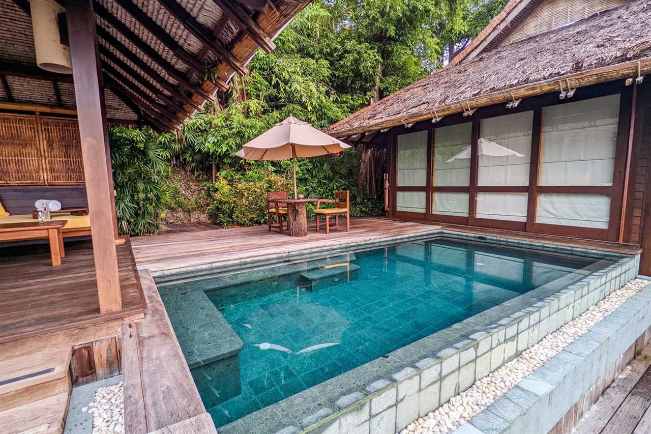 Six Senses Yao Noi villa pool