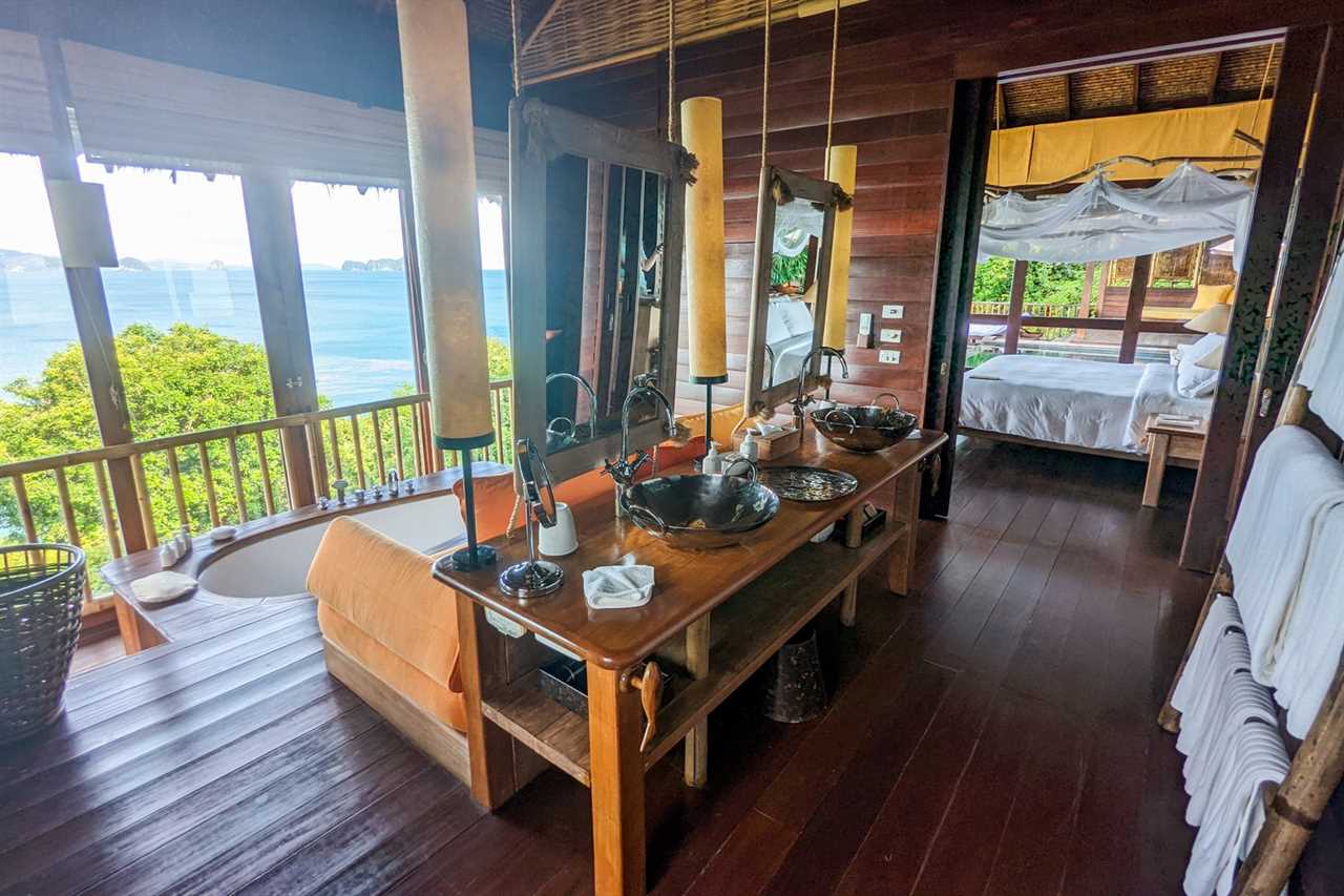 Six Senses Yao Noi villa sinks