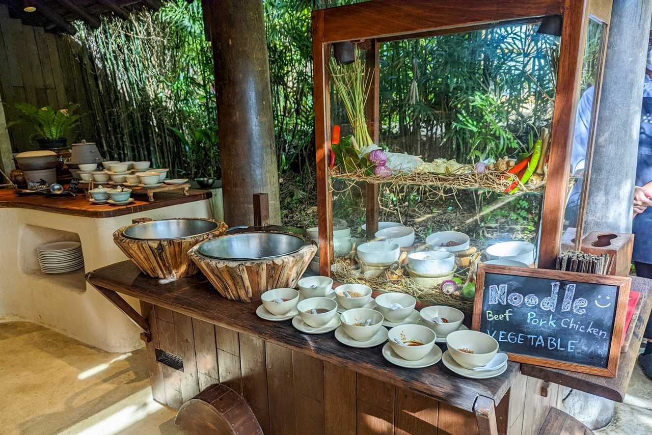 Six Senses Yao Noi breakfast buffet