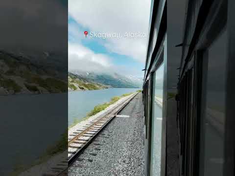 The most SCENIC TRAIN RIDE in America! #trainvideo #trainrides #skagway #alaska #travelvideo