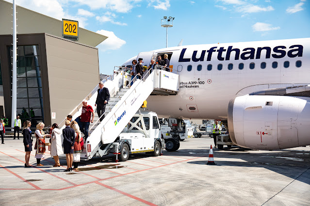 PHOTOS: Lufthansa touches down in Skopje