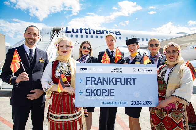 PHOTOS: Lufthansa touches down in Skopje