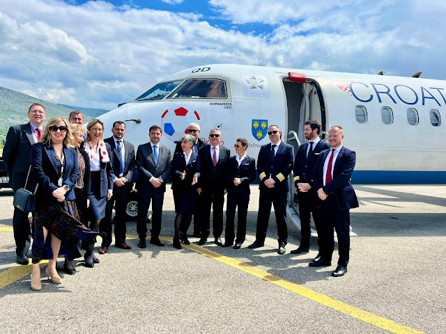 Croatia Airlines touches down in Mostar