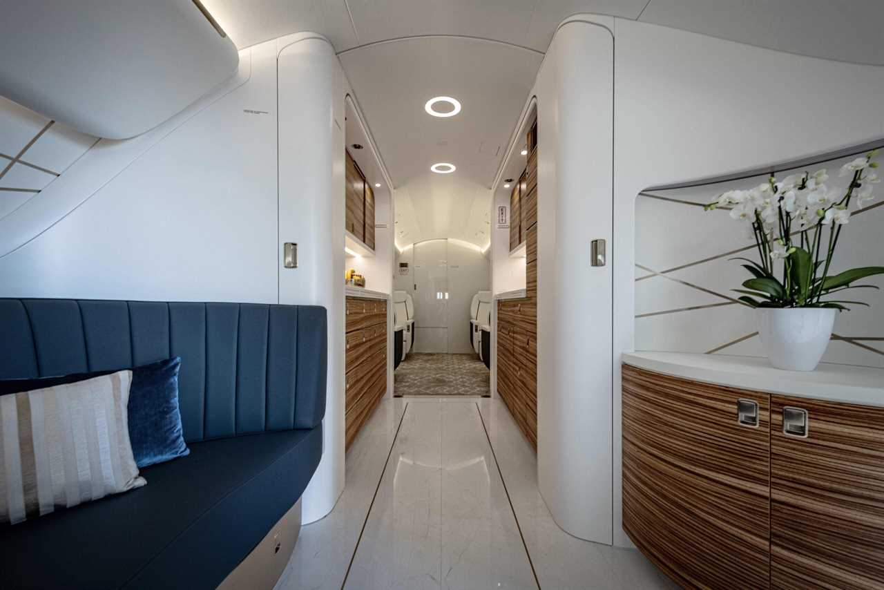 luxury airplane