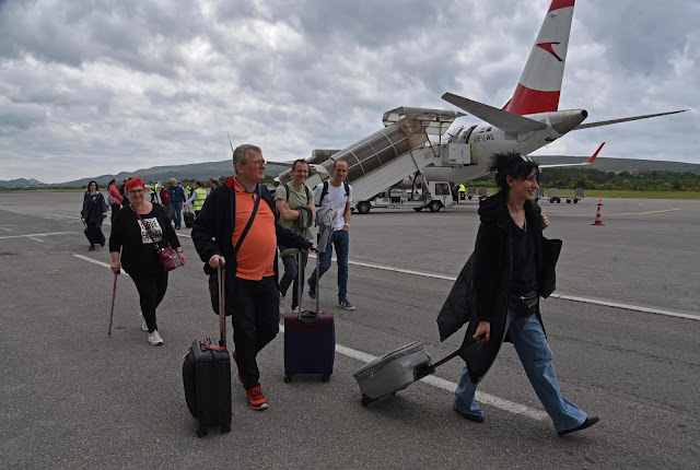 PHOTOS: Austrian Airlines touches down in Tivat