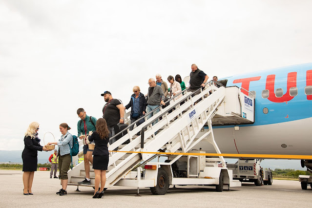 PHOTOS: TUI Airways touches down in Ohrid