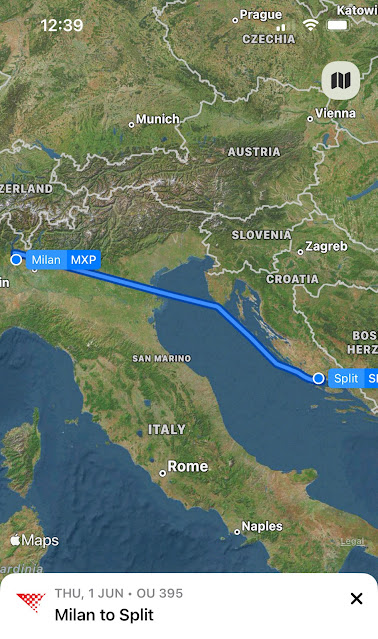 TRIP REPORT: Croatia Airlines, Milan - Split