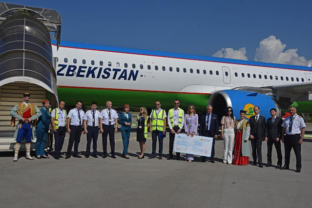 Uzbekistan Airways touches down in Tivat