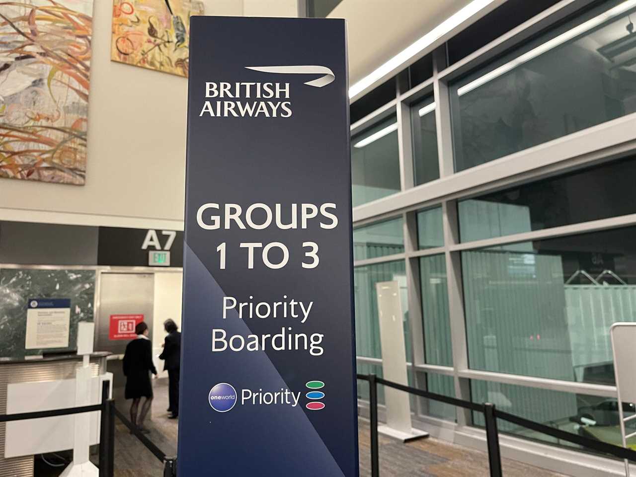 British Airways priority boarding groups
