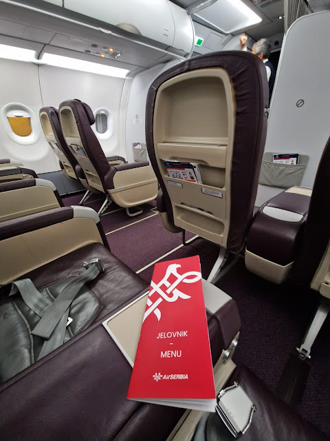 TRIP REPORT: Air Serbia’s only “real” short-haul business cabin