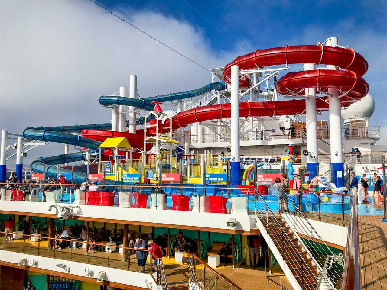 Carnival Cruise Line's Carnival Panorama has one of the line's signature WaterWorks waterparks. Photo by Gene Sloan/The Points Guy.
