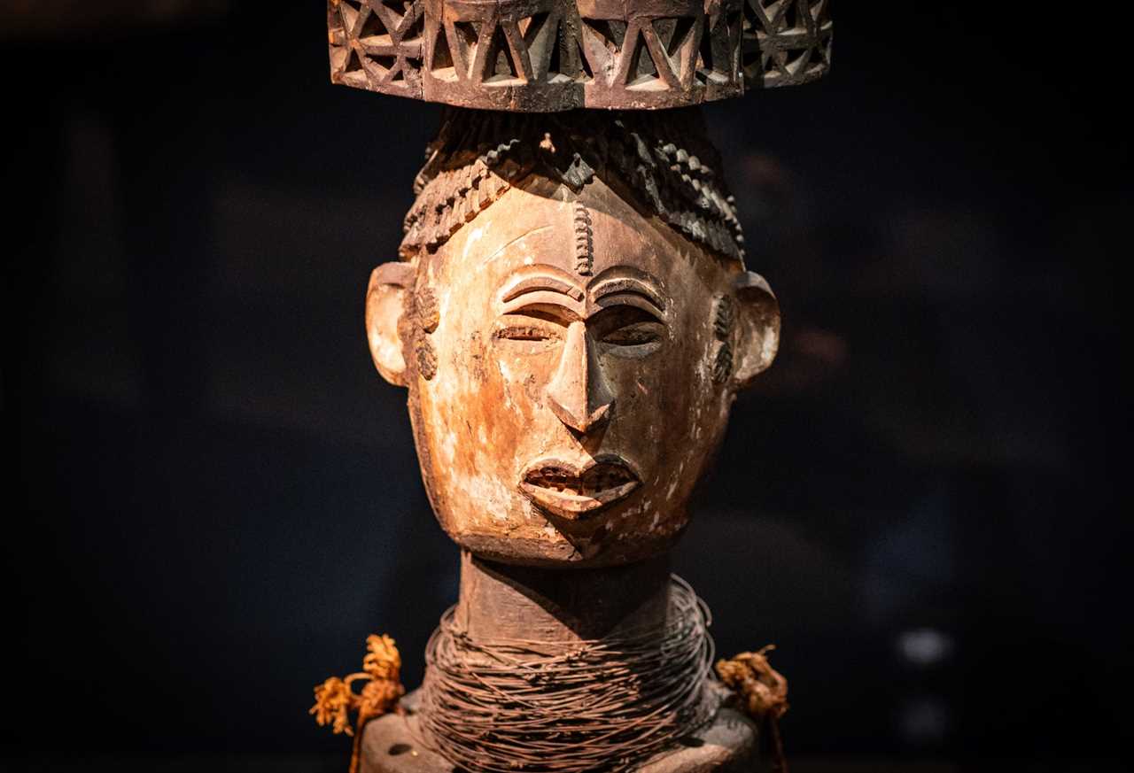West African artifact on display at Clotilda: The Exhibition